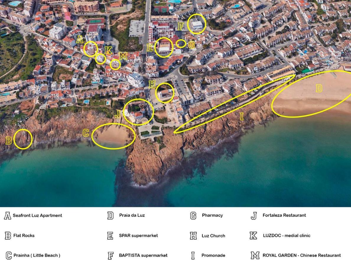 Seafront Luz Apartment Praia Da Luz Exterior foto